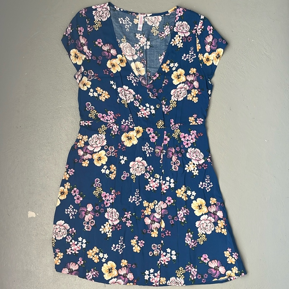 🔥Floral Button Wrap Dress